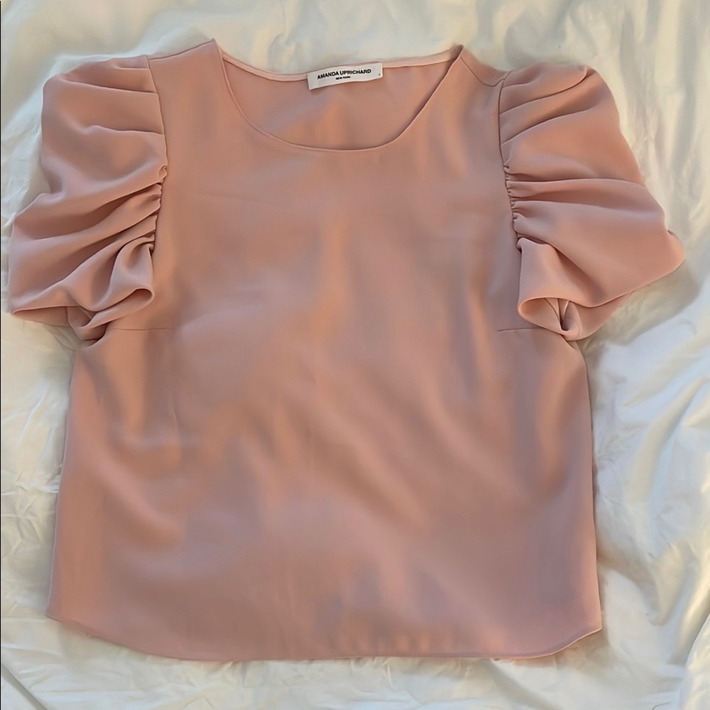 Amanda Uprichard puff sleeve blouse